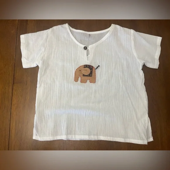 Boys Size 5 Hand Made Thai Shirt and Short Set - Picture 3 of 8